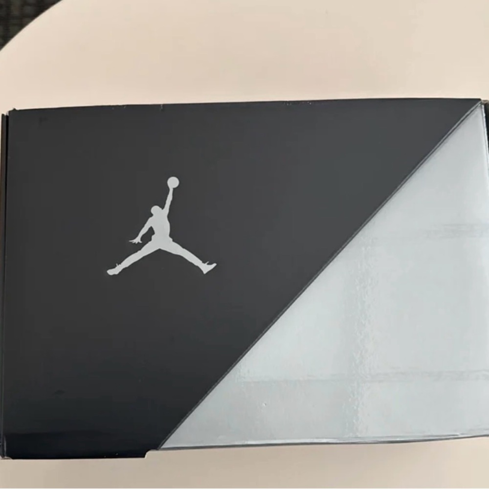 Air Jordan SPIZIK Low Retro 4s Black and Gray  [EMPTY]  Shoe Box